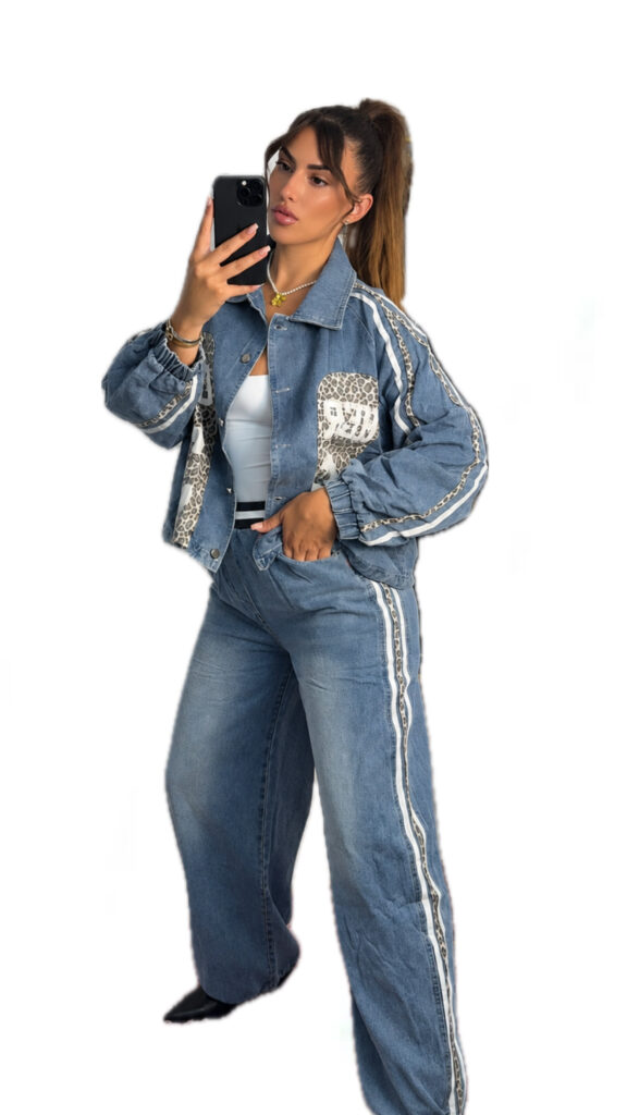 Conjunto denim exclusivo vaquero