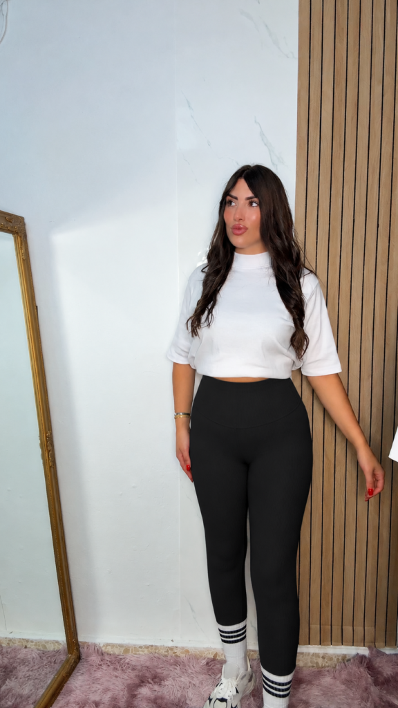 Leggins guante Barbie negro