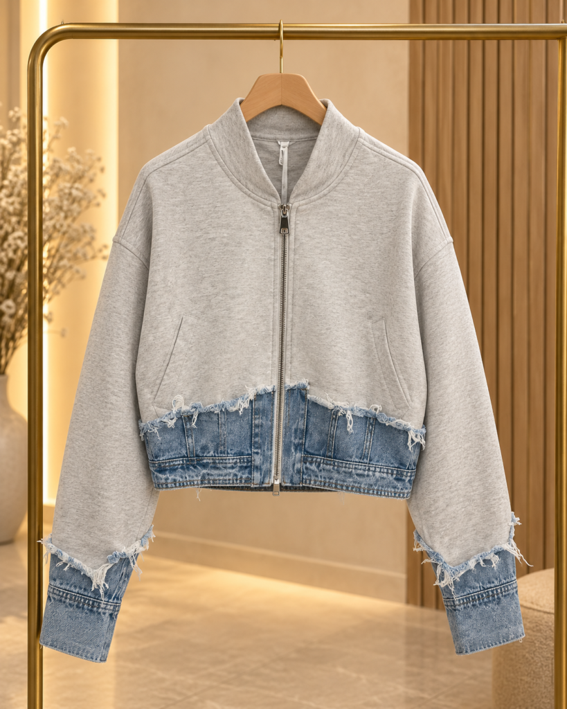 Bomber duo denim