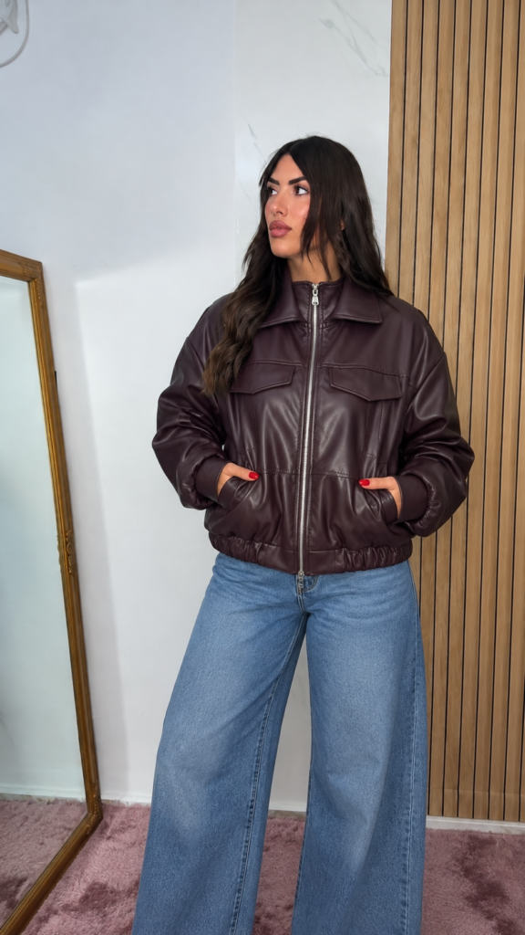 Cazadora Polipiel exclusiva SARA
