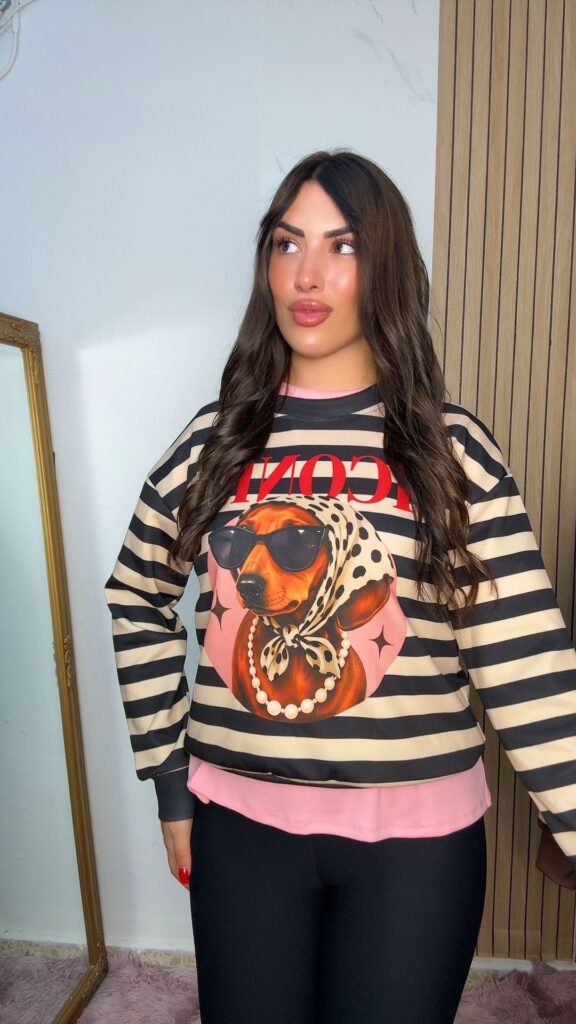 Sudadera iconic negro