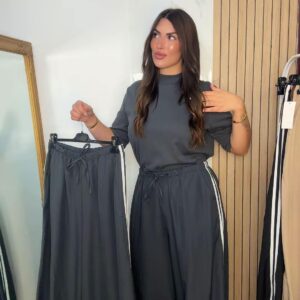 Pantalón fluido adid bombacho