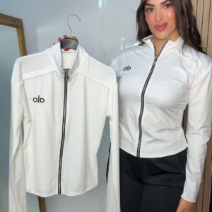 Sudadera lycra ALO blanca