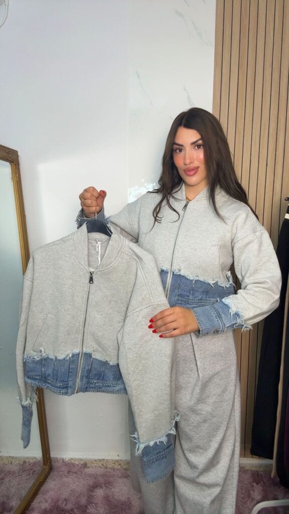 Bomber duo denim