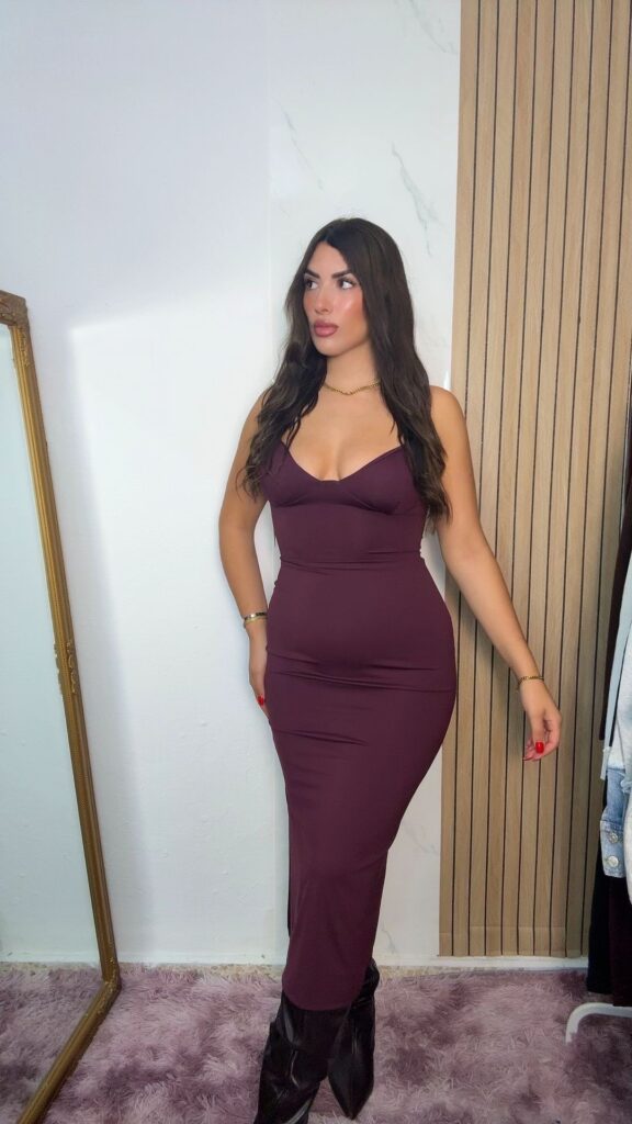 Vestido lycra cascos