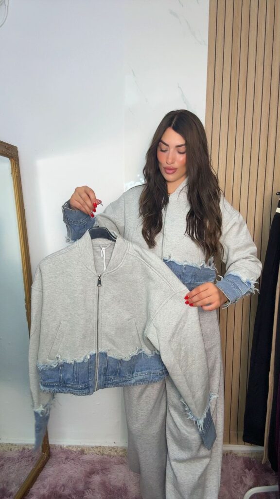 Bomber duo denim
